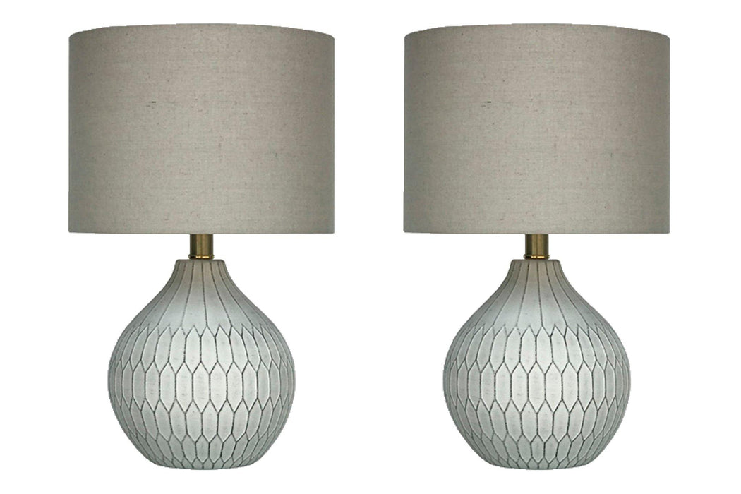 Wardmont Lamp Set - U&U Home Budget Furniture (Carteret, NJ)