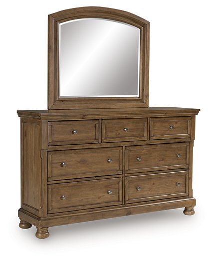 Feddinger Dresser and Mirror - U&U Home Budget Furniture (Carteret, NJ)