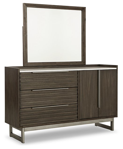 Arkenton Dresser and Mirror - U&U Home Budget Furniture (Carteret, NJ)