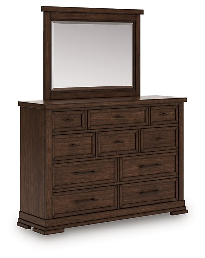 Taffenbrook Dresser and Mirror - U&U Home Budget Furniture (Carteret, NJ)
