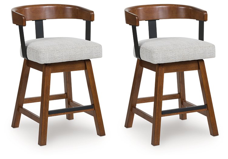 Ralene Counter Height Barstool (Set of 2) - U&U Home Budget Furniture (Carteret, NJ)