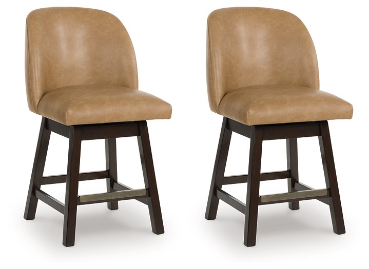 Neymorton Counter Height Barstool (Set of 2) - U&U Home Budget Furniture (Carteret, NJ)