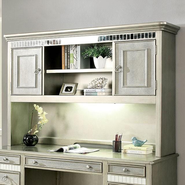 Aine Computer Desk Hutch - U&U Home Budget Furniture (Carteret, NJ)