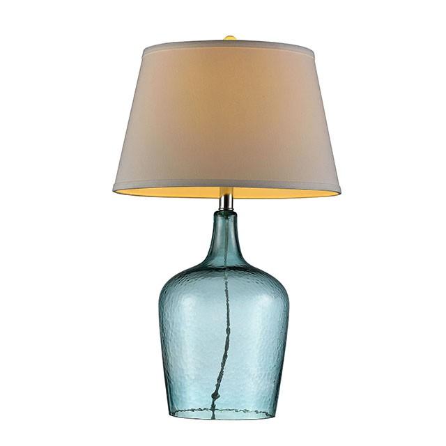 Alex Blue 27"H Table Lamp - U&U Home Budget Furniture (Carteret, NJ)