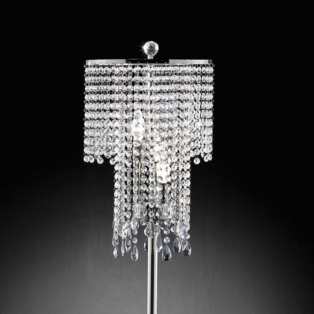 Alrai Clear 31 1/2"H Table Lamp - U&U Home Budget Furniture (Carteret, NJ)