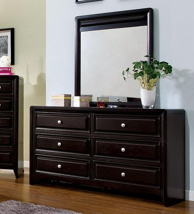 Yorkville Espresso Dresser - U&U Home Budget Furniture (Carteret, NJ)