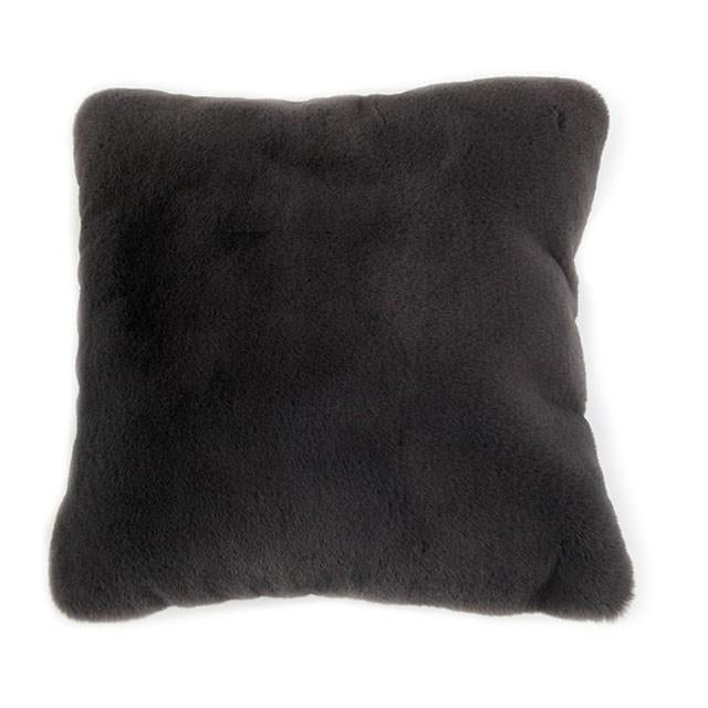 Caparica Charcoal 20" X 20" Pillow, Charcoal - U&U Home Budget Furniture (Carteret, NJ)