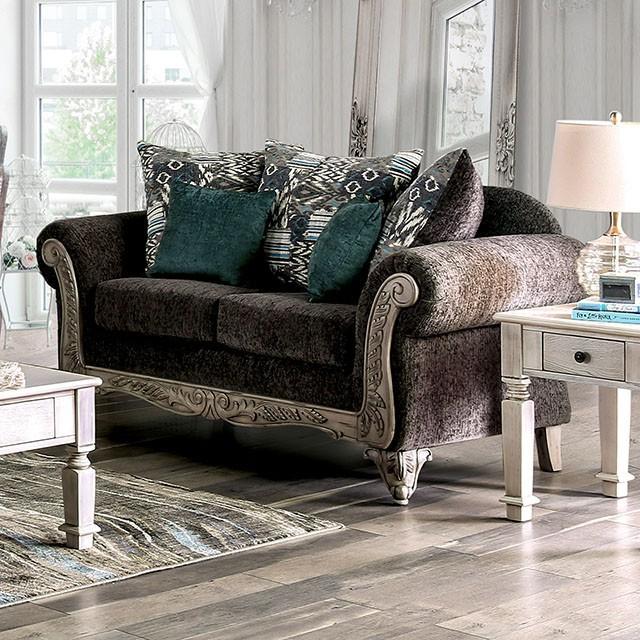 Cerise Love Seat - U&U Home Budget Furniture (Carteret, NJ)