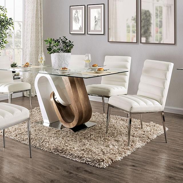 Cilegon 5 Pc Dining Table Set - U&U Home Budget Furniture (Carteret, NJ)