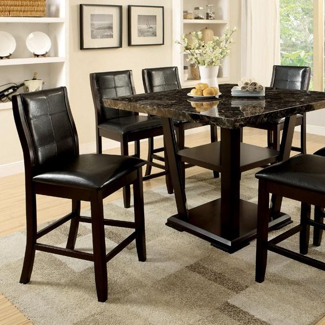 Clayton Counter Ht. Table - U&U Home Budget Furniture (Carteret, NJ)