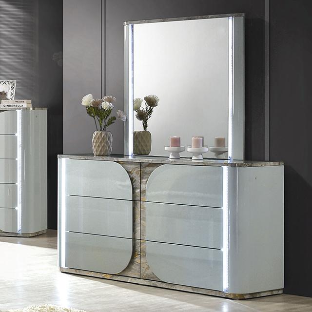 Cleburne Dresser - U&U Home Budget Furniture (Carteret, NJ)