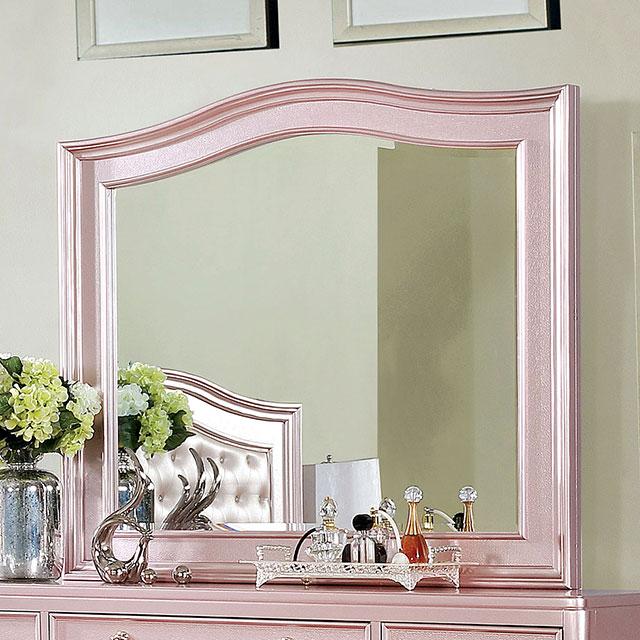 Ariston Rose Gold Mirror - U&U Home Budget Furniture (Carteret, NJ)