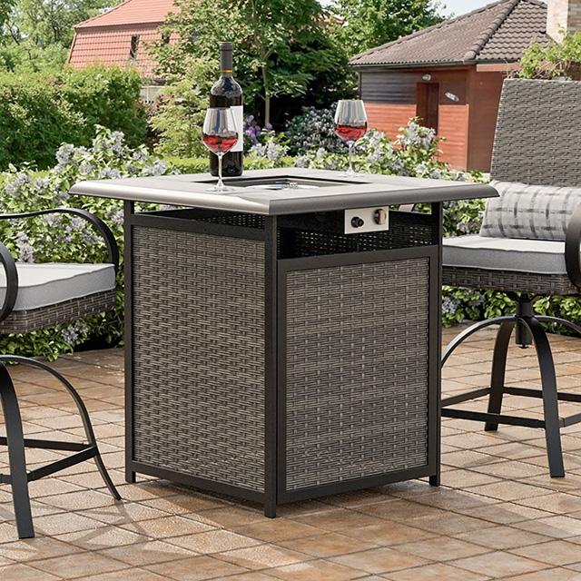 Arosa Fire Pit Counter Ht. Table - U&U Home Budget Furniture (Carteret, NJ)