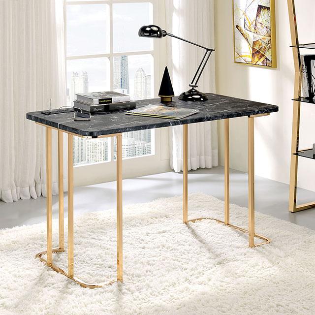 DELPHINE Desk - U&U Home Budget Furniture (Carteret, NJ)