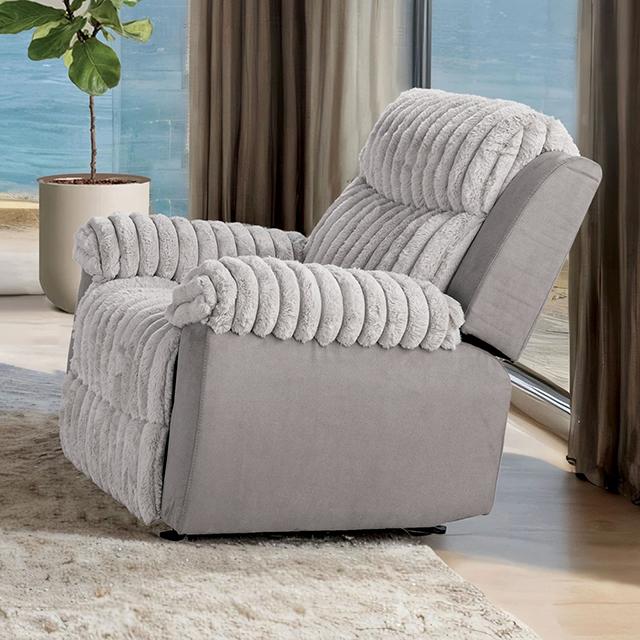 Dionysus Manual Glider Recliner - U&U Home Budget Furniture (Carteret, NJ)