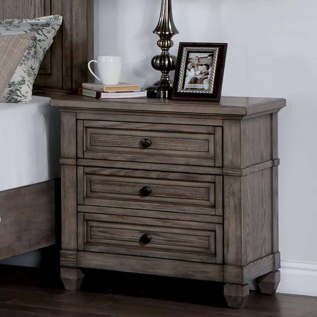 DURANGO Night Stand w/ USB - U&U Home Budget Furniture (Carteret, NJ)