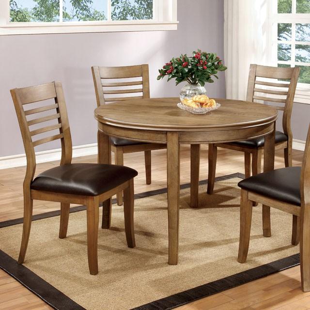Dwight 48" Round Table - U&U Home Budget Furniture (Carteret, NJ)