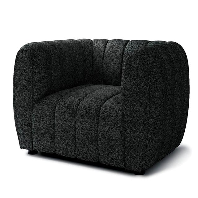 AVERSA Chair, Black, Gray, & White - U&U Home Budget Furniture (Carteret, NJ)