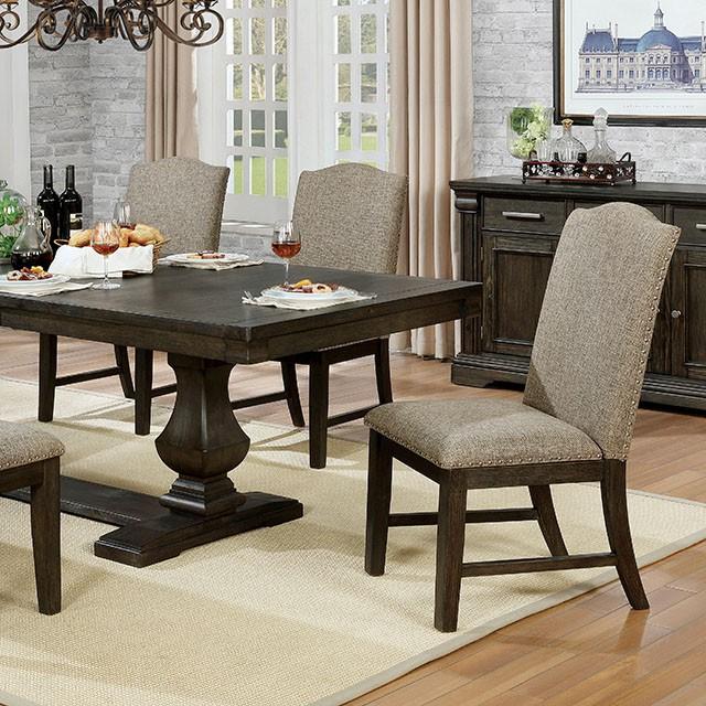 Faulk Dining Table Set with Bench - U&U Home Budget Furniture (Carteret, NJ)