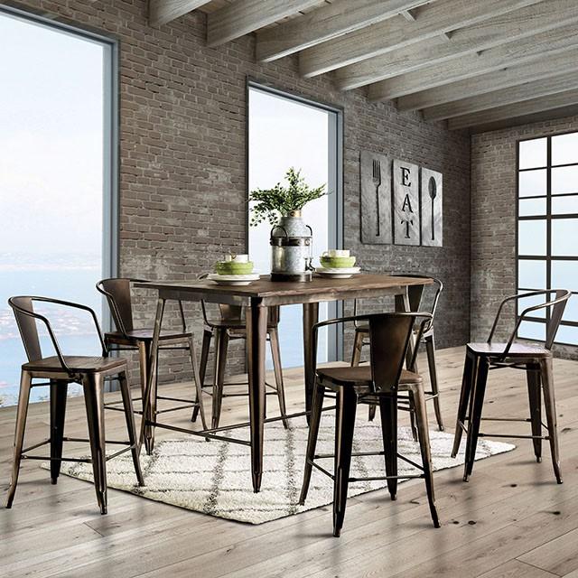 Cooper Counter Ht. Table - U&U Home Budget Furniture (Carteret, NJ)