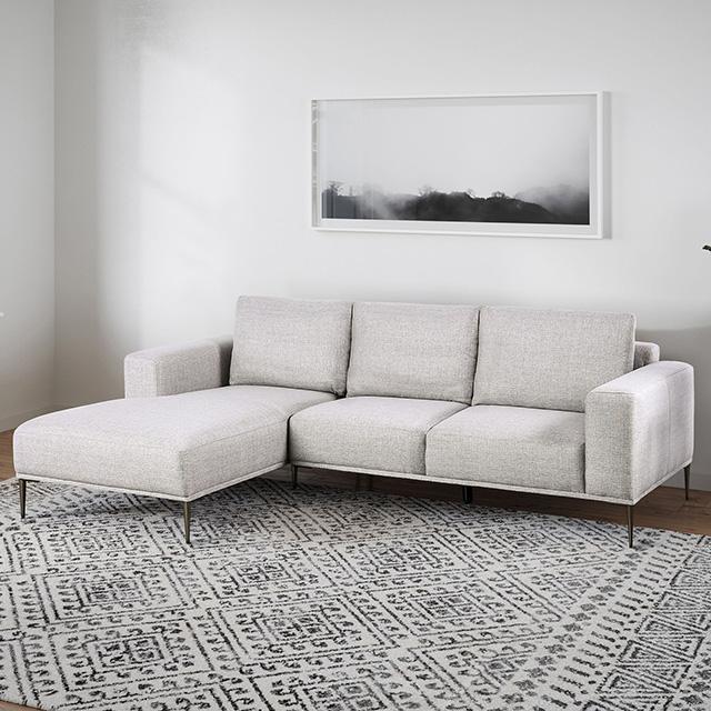 Forde Sectional, Left Chaise - U&U Home Budget Furniture (Carteret, NJ)