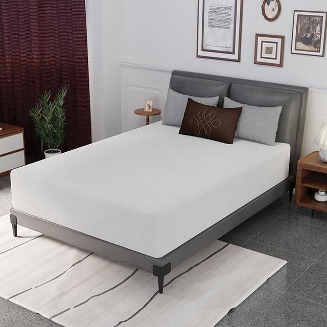 Forsythia 12" Full Green Tea Gel Memory Foat - U&U Home Budget Furniture (Carteret, NJ)