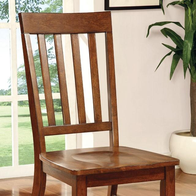 FOSTER I Dark Oak Side Chair (2/CTN) - U&U Home Budget Furniture (Carteret, NJ)