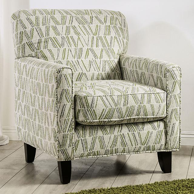 GARDNER Accent Chair - U&U Home Budget Furniture (Carteret, NJ)