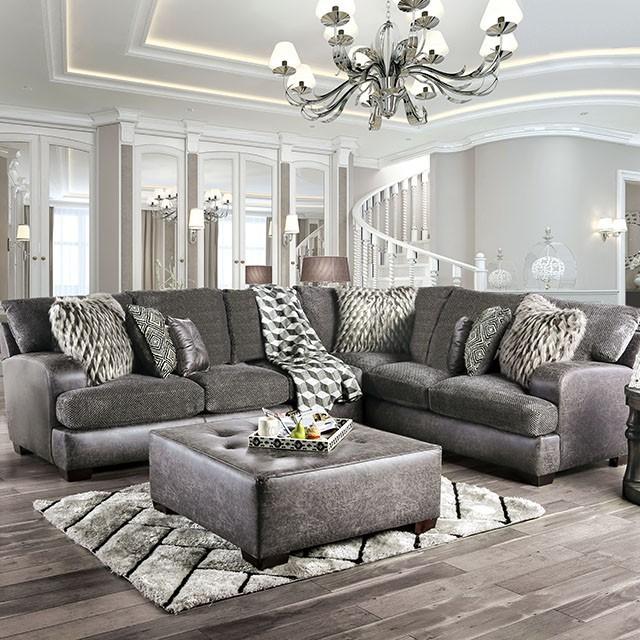 Gellhorn Sectional - U&U Home Budget Furniture (Carteret, NJ)