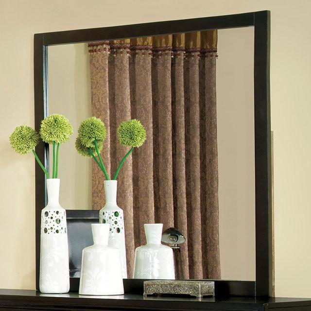 Gerico II Cherry Mirror - U&U Home Budget Furniture (Carteret, NJ)