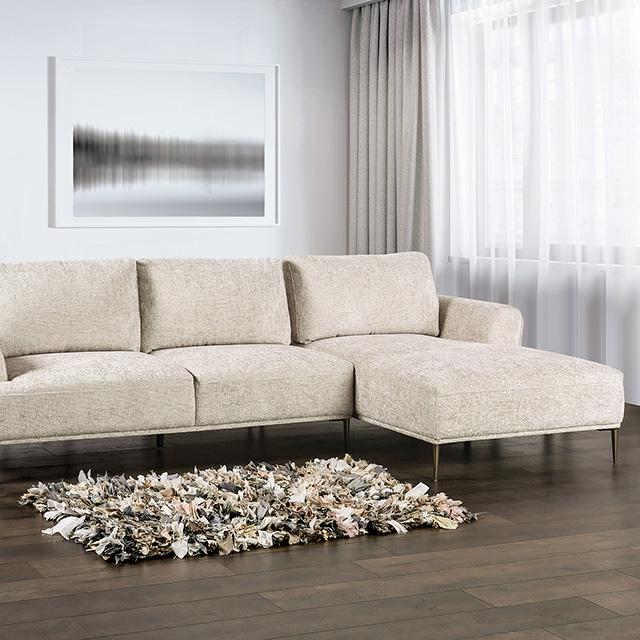 Gladbach Sectional, Right Chaise - U&U Home Budget Furniture (Carteret, NJ)