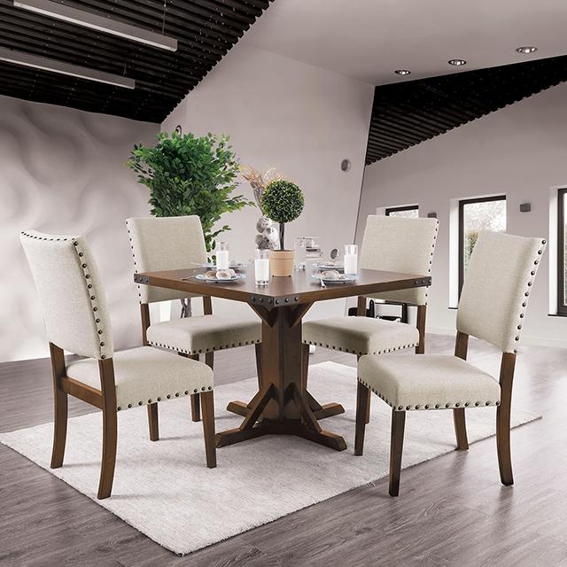 Glenbrook Brown Cherry Dining Table - U&U Home Budget Furniture (Carteret, NJ)