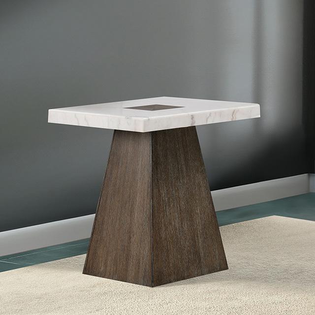 Grasten Square End Table - U&U Home Budget Furniture (Carteret, NJ)