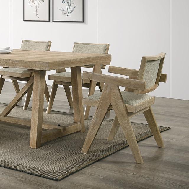 Guisborough 7 Pc Dining Table Set - U&U Home Budget Furniture (Carteret, NJ)