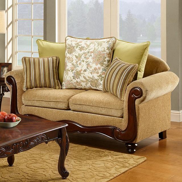 Banstead Love Seat - U&U Home Budget Furniture (Carteret, NJ)