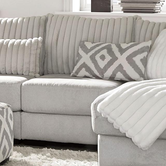Hermiston Armless Chair - U&U Home Budget Furniture (Carteret, NJ)