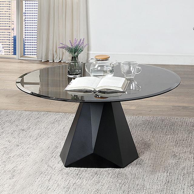 BISHOP Coffee Table, Black/Gray - U&U Home Budget Furniture (Carteret, NJ)