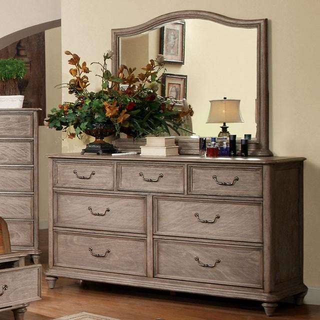 BELGRADE I Rustic Natural Tone Dresser - U&U Home Budget Furniture (Carteret, NJ)