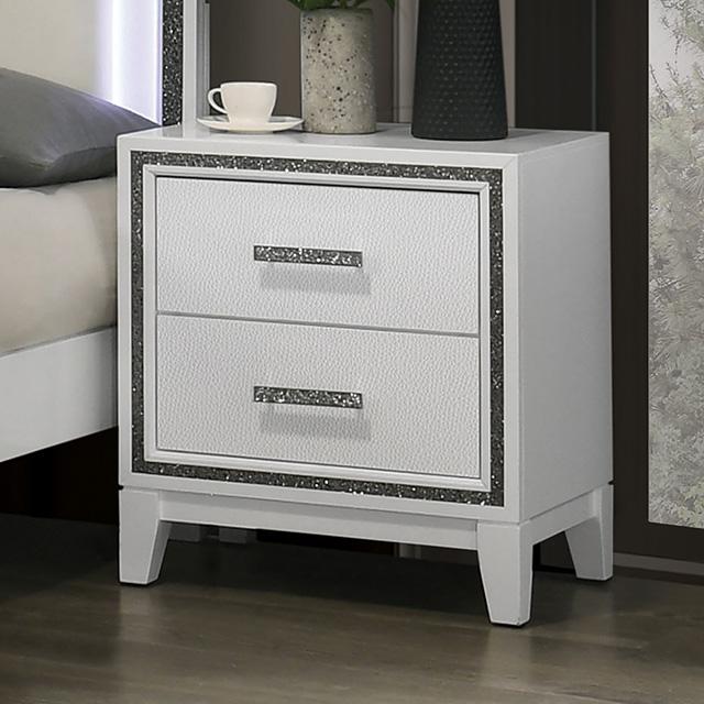 Lucida Nightstand - U&U Home Budget Furniture (Carteret, NJ)