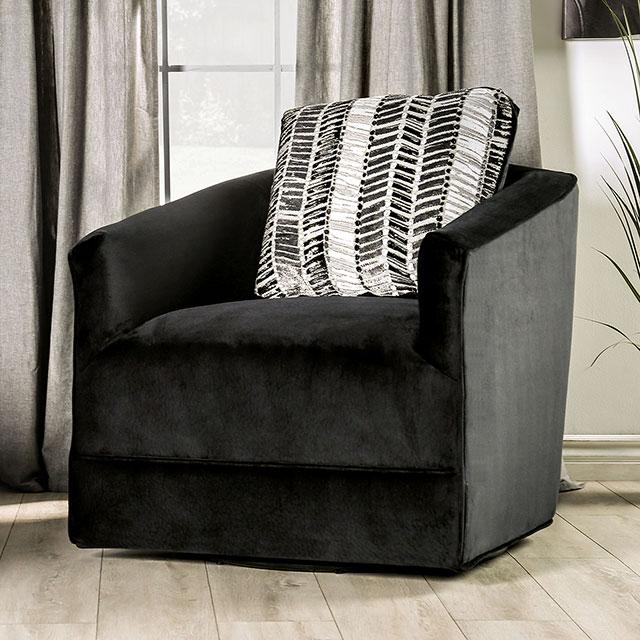 MODBURY Swivel Chair - U&U Home Budget Furniture (Carteret, NJ)
