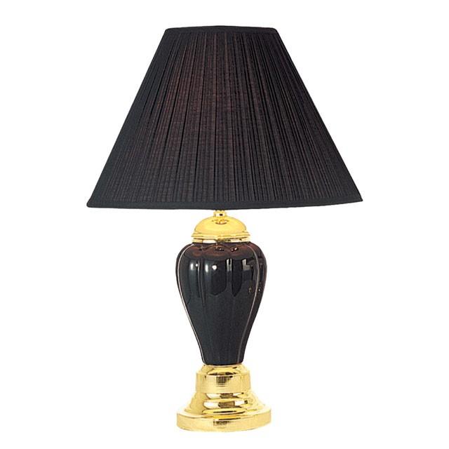 SCARLETT Black Table Lamp (6/CTN) - U&U Home Budget Furniture (Carteret, NJ)