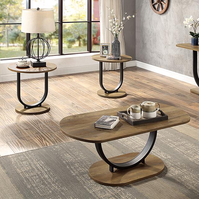 Olbia 3 Pc. Table Set - U&U Home Budget Furniture (Carteret, NJ)