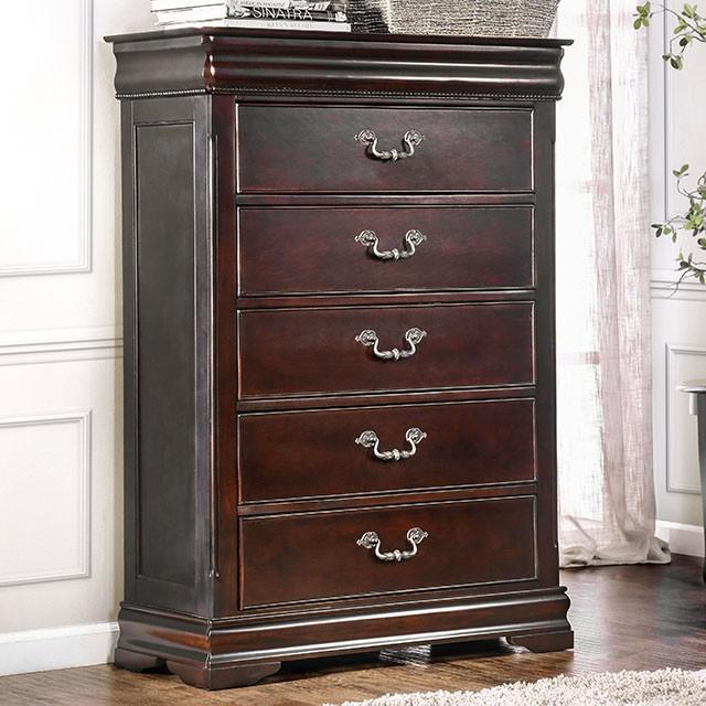 Mandura Cherry Chest - U&U Home Budget Furniture (Carteret, NJ)