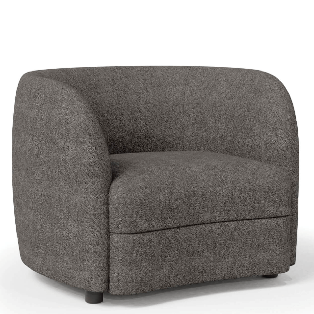 VERSOIX Chair, Charcoal Gray - U&U Home Budget Furniture (Carteret, NJ)