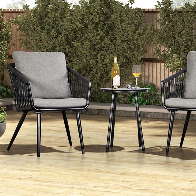 Shani 4 Pc. Conversation Set - U&U Home Budget Furniture (Carteret, NJ)
