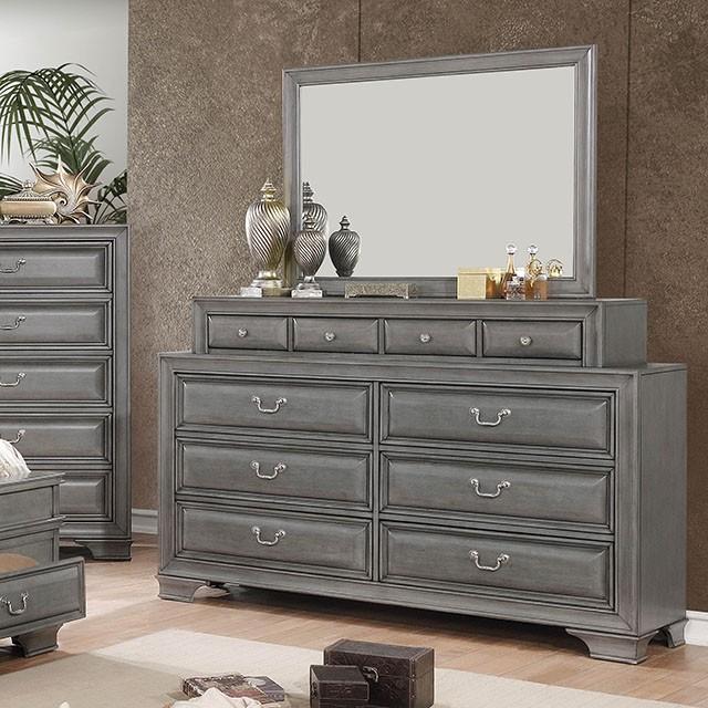 Brandt Gray Dresser - U&U Home Budget Furniture (Carteret, NJ)