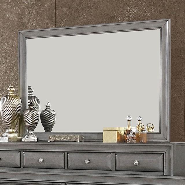 Brandt Gray Mirror - U&U Home Budget Furniture (Carteret, NJ)