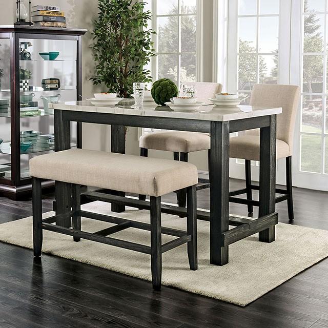 Brule 5 Pc Counter Ht Table Set - U&U Home Budget Furniture (Carteret, NJ)