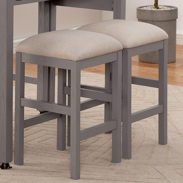 WHITEHALL Counter Ht. Stool (2/CTN) - U&U Home Budget Furniture (Carteret, NJ)