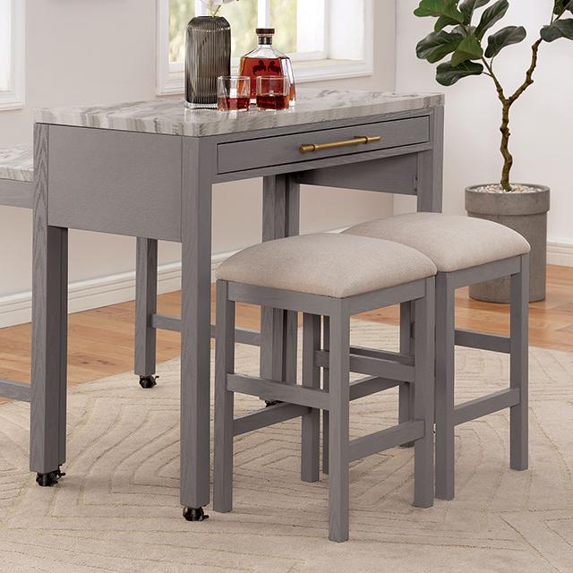 Whitehall Counter Ht Table Set - U&U Home Budget Furniture (Carteret, NJ)